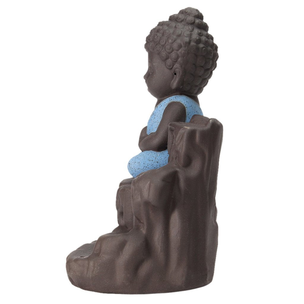 Backflow Incense Buddha Figurine