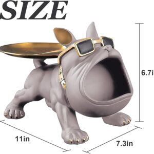 Bulldog Storage Butler Sculpture