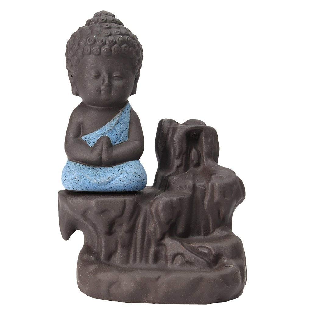 Backflow Incense Buddha Figurine