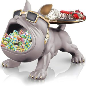 Bulldog Storage Butler Sculpture