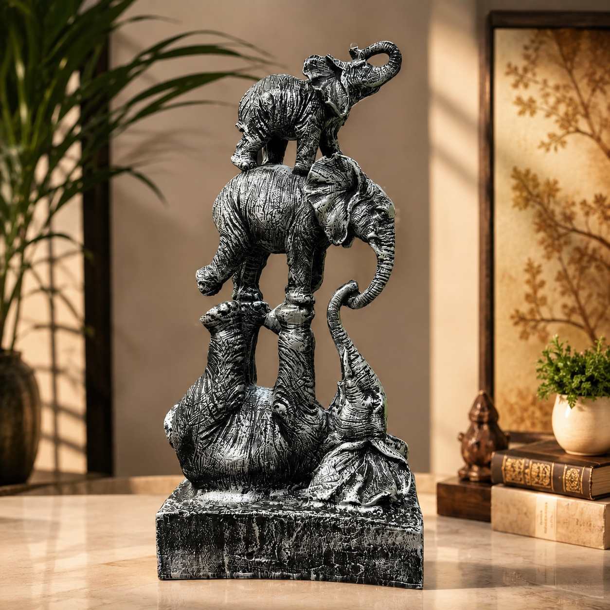 Circus Style Elephant Showpiece