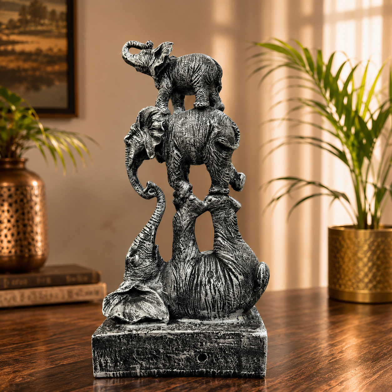 Circus Style Elephant Showpiece