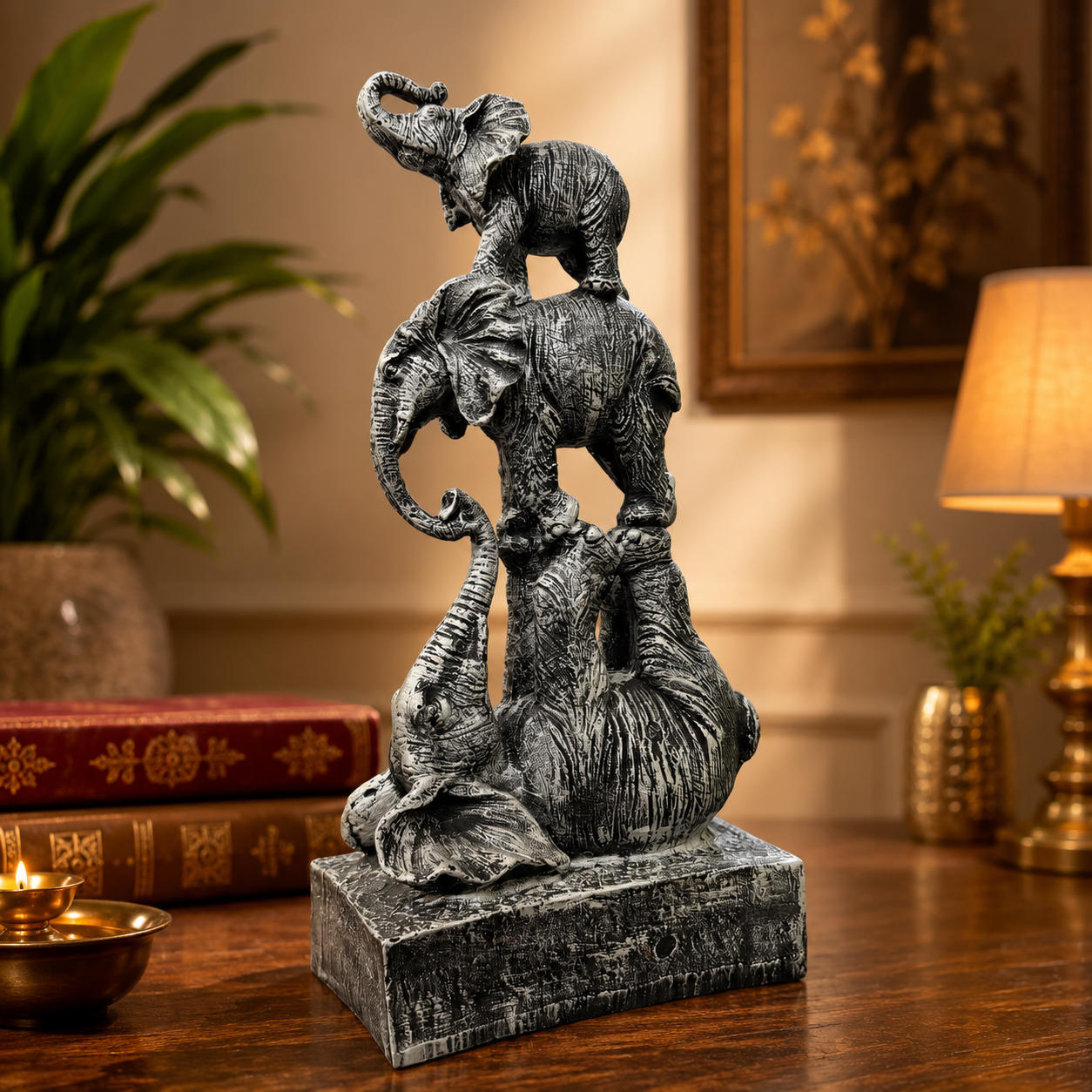 Circus Style Elephant Showpiece