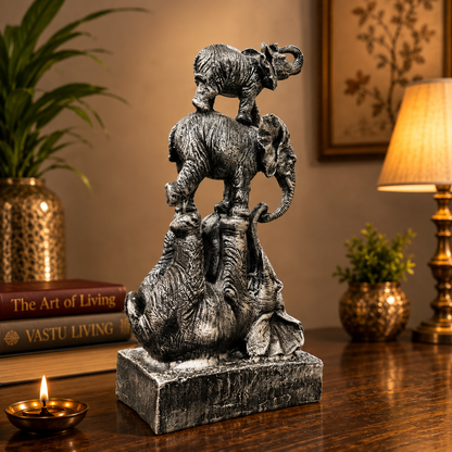 Circus Style Elephant Showpiece
