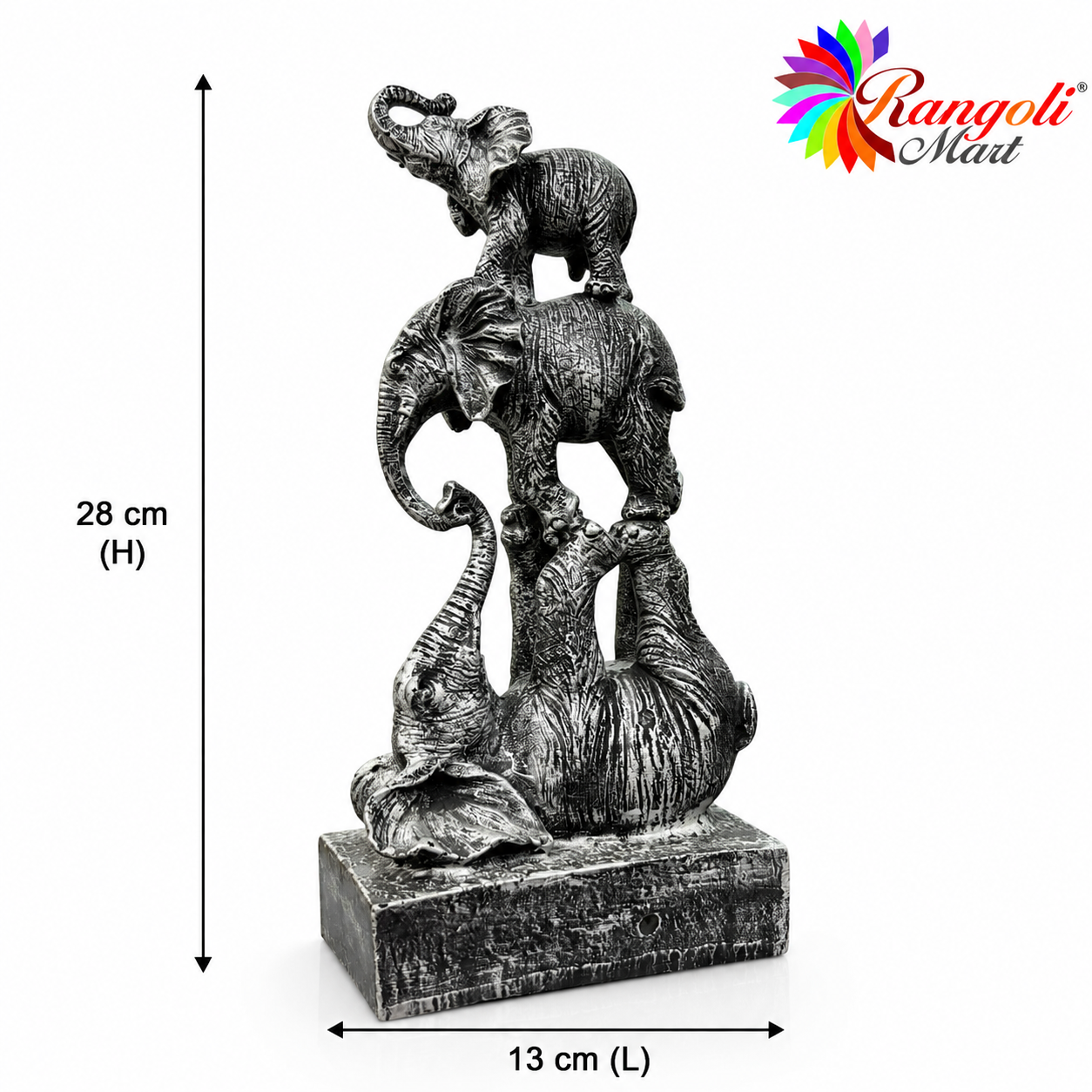 Circus Style Elephant Showpiece