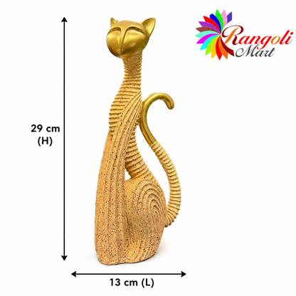 Modern Cat Couple Showpiece for Home Décor