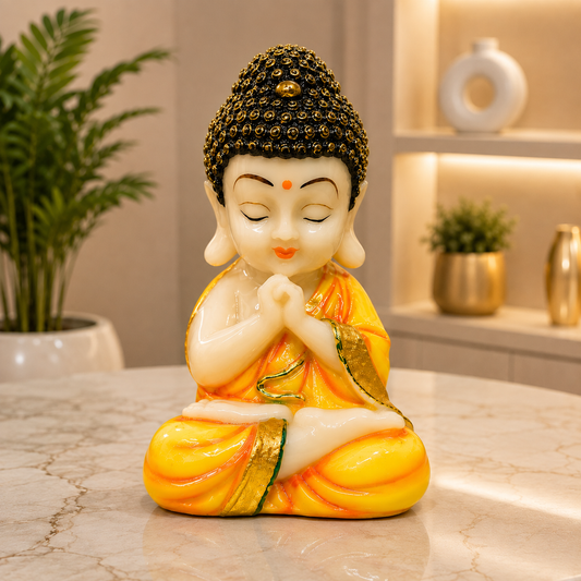 Meditating Baby Buddha Statue
