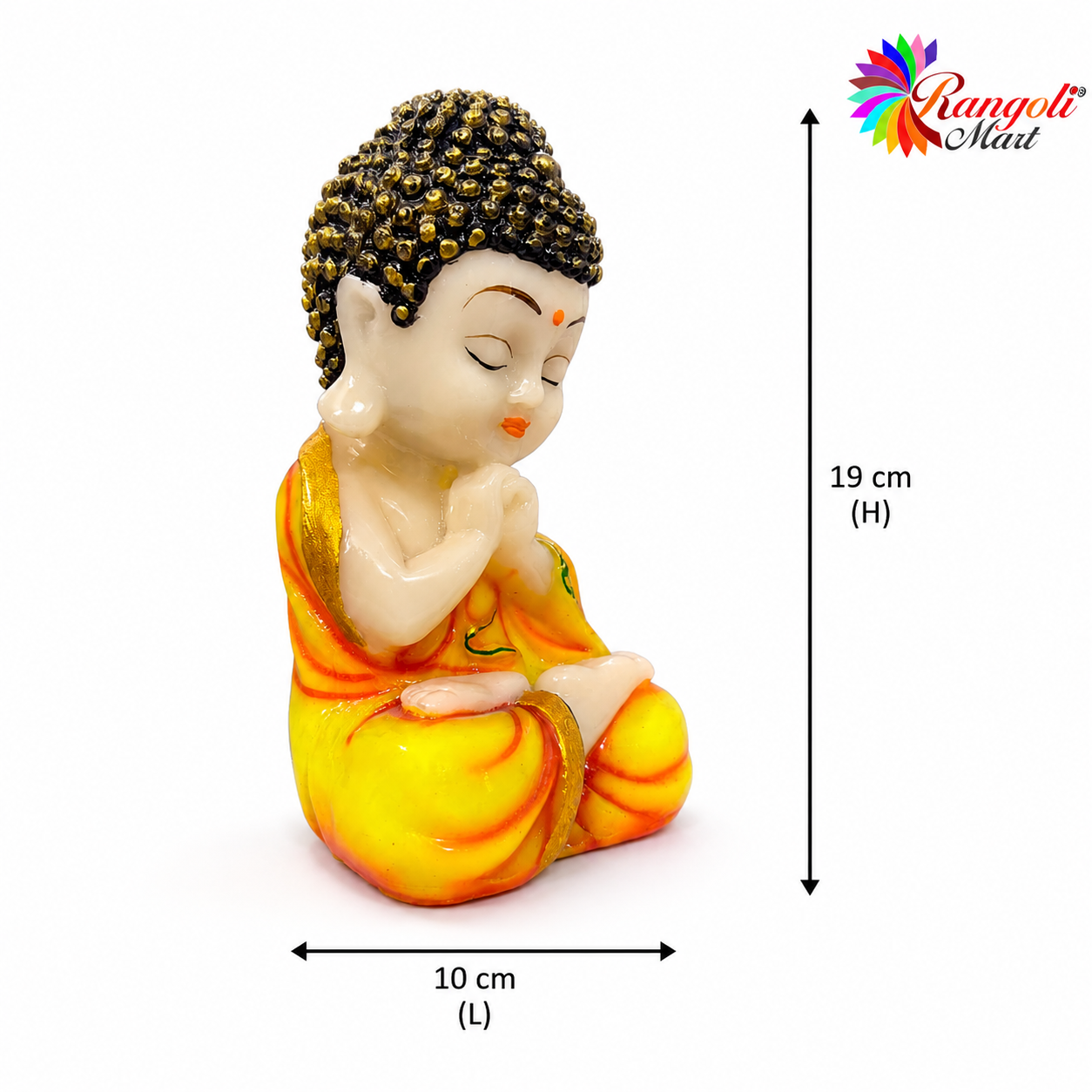 Meditating Baby Buddha Statue