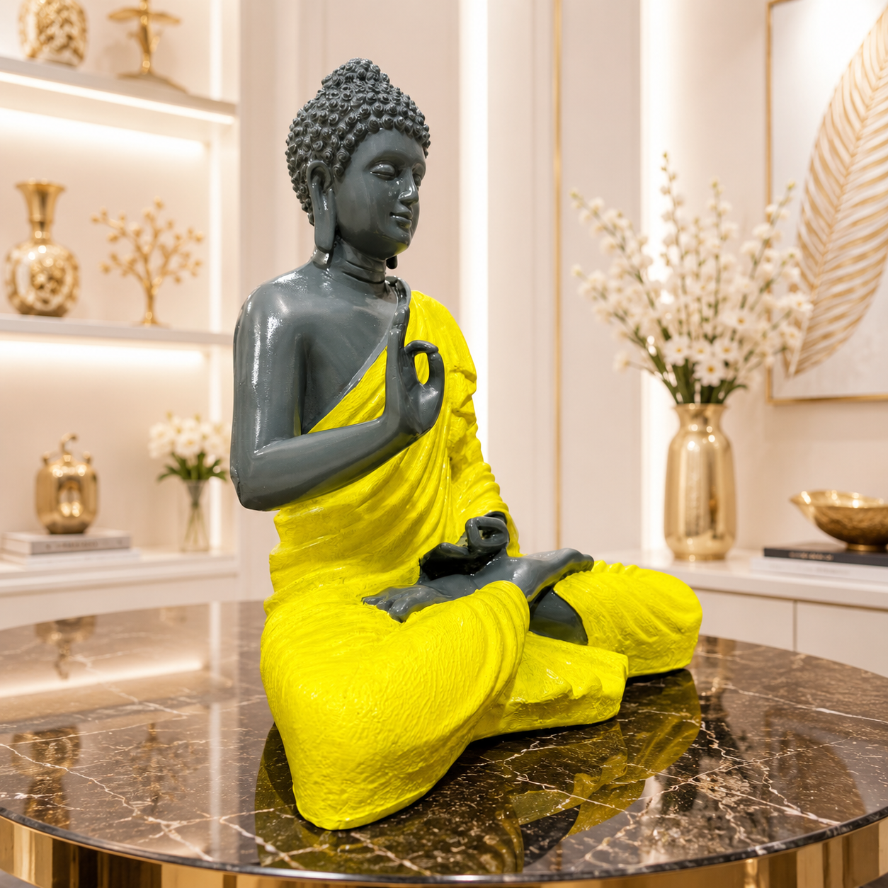 Luxury Meditating Buddha Idol