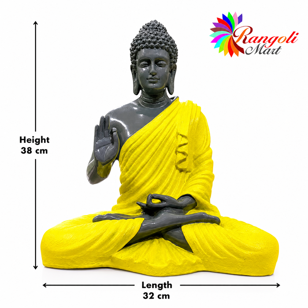 Luxury Meditating Buddha Idol