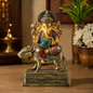Lord Ganesha Sitting on Mushak Idol