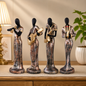 Premium Polyresin Musical Band Showpiece Set of 4