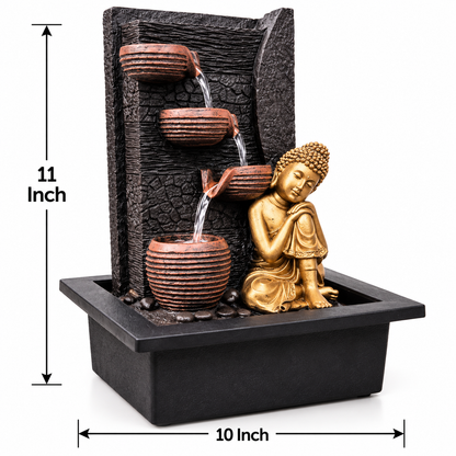 Serene Buddha Water Fountain