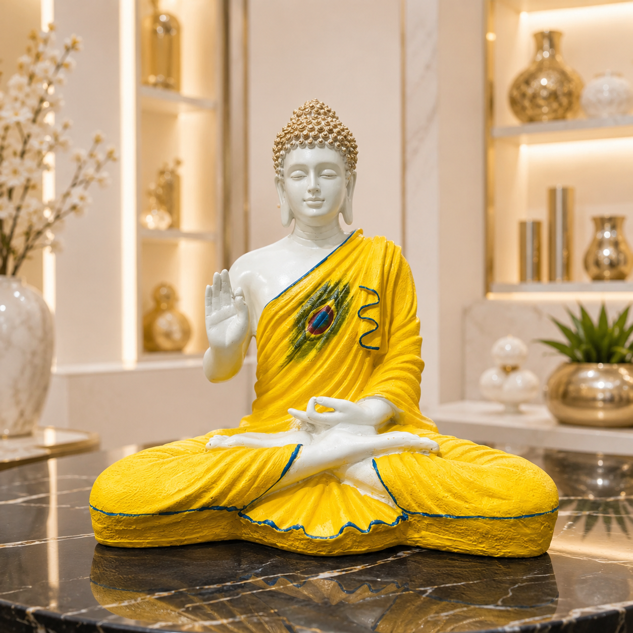 Restful 15 Inches Buddha Statue