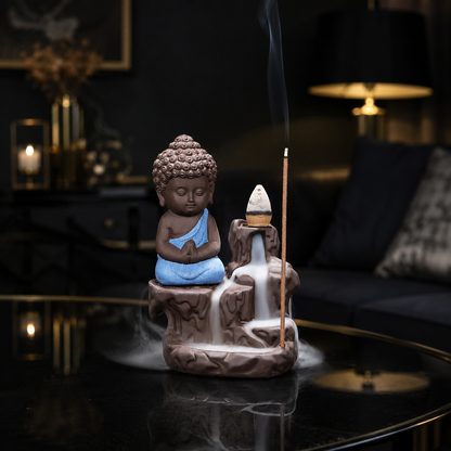 Backflow Incense Buddha Figurine