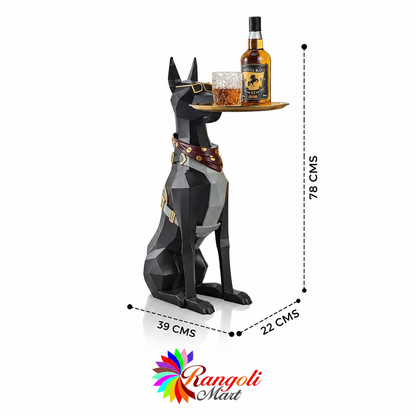Doberman Butler 2.8 Feet Dog Accent