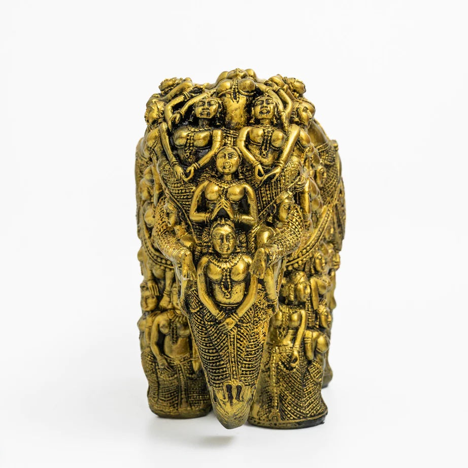 Royal Carved Elephant Statue
