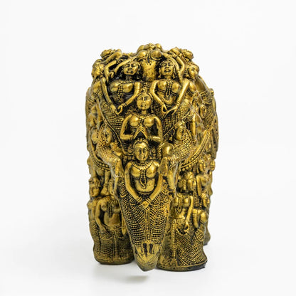 Royal Carved Elephant Statue