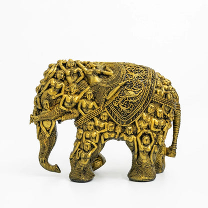 Royal Carved Elephant Statue